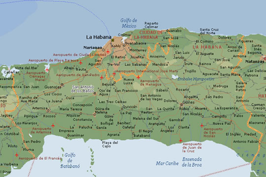 Mapas de La Habana